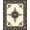 Ivory, Pattern 2, variant on ODIKA 4' x 6' Machine Washable Non-Slip Area Rug, Middle Eastern Medallion High Traffic Rug, Blue, 416068
