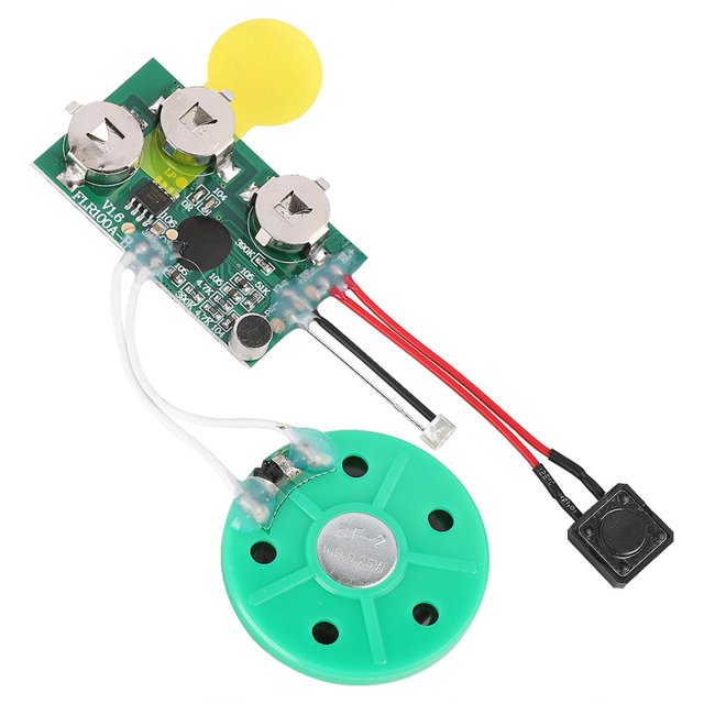 Sidaley Chip de tarjeta de felicitación DIY Módulo de chip de sonido de voz grabable de 60 segundos Juegos de teclado y mouse para computadora