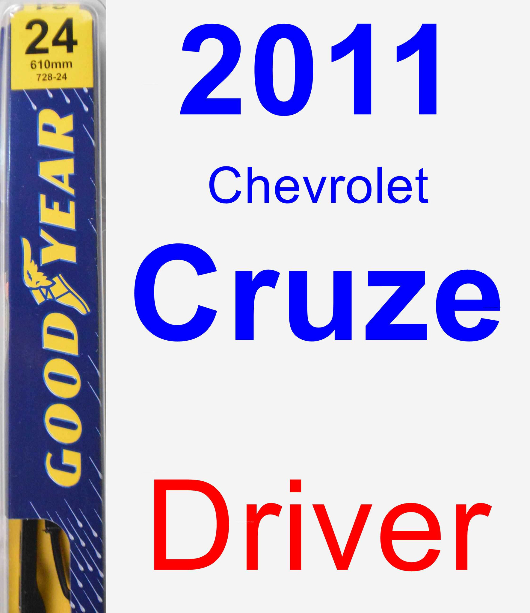 2011 Chevrolet Cruze Driver Wiper Blade Premium