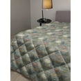 thumbnail image 2 of Magic Moon Down Alternative Comforter, Cat Jumping Crescent Triangles Intricate Esoteric Motifs Print, Microfiber Quilt for All Season, 5 Sizes, Quartz White, by Ambesonne, 2 of 3