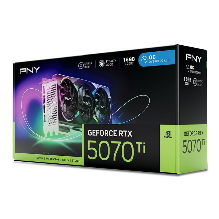 PNY NVIDIA GeForce RTX™ 5070 Ti Epic-X™ ARGB OC Triple Fan