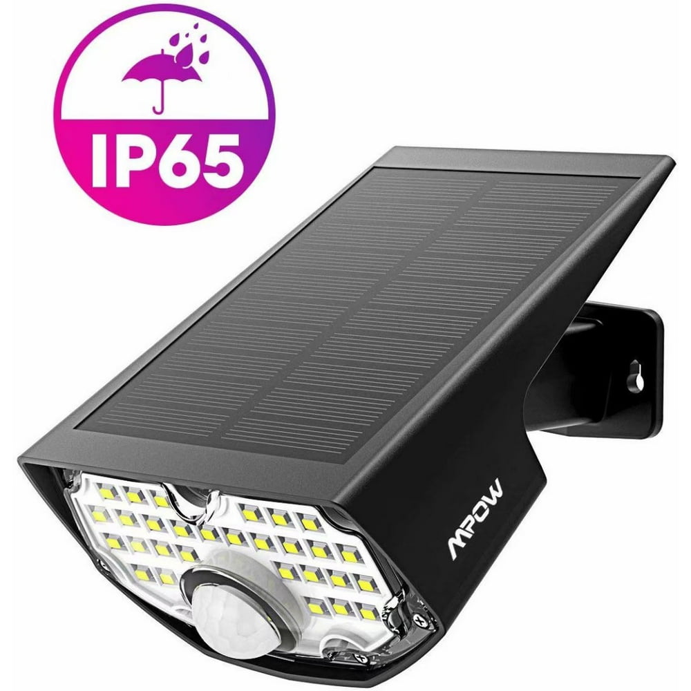 Mpow Solar Light Outdoor, Motion Sensor 30LED Light with 19.5 High
