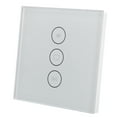 thumbnail image 2 of Wifi Curtain Switch, Voice Control Curtain Touch Panel Support Scene Setting EU Plug 110-240V  For Tuya For  Apartment White,Black, 2 of 8
