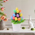 thumbnail image 4 of Moocorvic Artificial Easter Eggs Pot Tabletop Centerpiece Decor Potted Plants with Easter Eggs, for Office Home, 4 of 7
