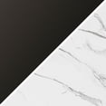 thumbnail image 7 of Evelyn&Zoe Eaton Rectangular 36" Wide Desk with Faux Marble Shelf in Blackened Bronze/Faux Marble, 7 of 7