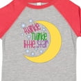 thumbnail image 4 of Inktastic Twinkle Twinkle Little Star with Yellow Moon Boys or Girls Toddler T-Shirt, 4 of 5