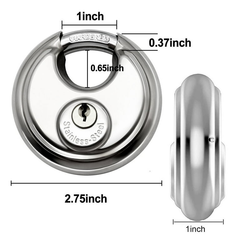 Puroma 2-Pack Combination Padlocks - 4 Digit Waterproof Locks For Gym Lockers