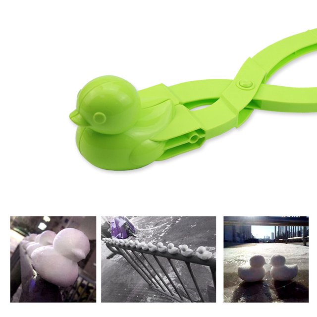 Molde de arena de nieve pinza para Hacer bolas de nieve Tmvgtek juguetes para niños al aire libre Clips de nieve molde para lanzar bolas de nieve juguetes interacti