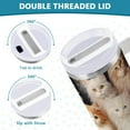 thumbnail image 5 of Cute Cats Black and White Tumbler with Handle and Straw Insulated Travel Mug Reusable Stainless Steel Water Bottle 40 oz, 5 of 7