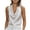 White, variant on Tops for Women Casual Fashion Solid Color Sleeveless Turtleneck Satin Top