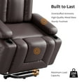 thumbnail image 3 of Kojooin Power Lift Recliner with Heat and Massage – Adjustable Reclining Chair for Elderly with Cup Holders, Side Pockets, and USB Port for Living Room, 3 of 7