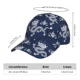 thumbnail image 2 of Rateoe Dragon Pattern Baseball Cap Outdoor Cap Mountain Dad Hat - Unstructured Soft Cotton Cap-Adjustable UV Protection Cap, 2 of 6