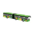 thumbnail image 3 of Modèle d'Autobus de Transport Simulé, Autobus Rétractable en Alliage, Cadeaux de Fête de Collection, Deux Vert, 3 of 9