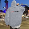 thumbnail image 1 of MHFRRA Sudadera con Capucha con Estampado de Letras para Un Uso Diario Cómodo, Ideal para Salidas Informales y Capas Elegantes Negro, 1 of 5