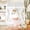 Ivory, variant on 2026 new White Sheer Voile Bed Canopy, Soft Scarf Valance W114×L150, Cute DIY Drape for Bedroom Decor