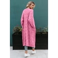 thumbnail image 5 of All Match Spring Fall Loose Long Knit Cardigan With Pocket, 5 of 5