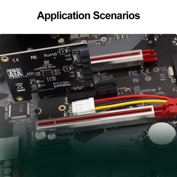 Tarjeta Vertical Ngff M.2 A Pci-E 4X Riser Card Static Bag Packaging Lector Convertidor De Disco Duro Ndcxsfigh Para estrenar