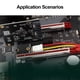 thumbnail image 1 of Tarjeta Vertical Ngff M.2 A Pci-E 4X Riser Card Static Bag Packaging Lector Convertidor De Disco Duro Ndcxsfigh Para estrenar, 1 of 4