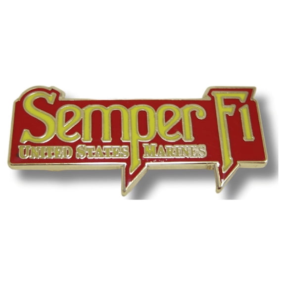 Eagle Emblems P12190 Pin - USMC, Semper FI - 1.5 in.