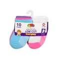 thumbnail image 2 of Fruit of the Loom Baby & Toddler Girls Low Cut Sock, 10 Pack (6M-5T), 2 of 2