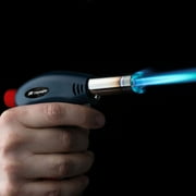 Olympia Butane Torch for Outdoor Use, Adjustable Flame, 8 oz, Reusable. Compatible with Olympia Butane Fuel Cartridge, Sold Separately.
