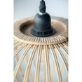 thumbnail image 3 of Lampe Suspendue en Bois de Bambou en Forme de Tambour Style Moderne du Milieu du Siècle, 3 of 3