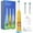 Yellow, variant on Rotating Kids Electric Toothbrush with 2 Brush Heads 3 Modes Rechargeable Toothbrush 30-Day Battery Life | IPX7 Waterproof, 1 USB Charger with Charger Block