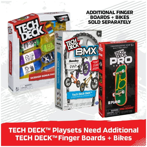 Tech Deck Shredline 360 Motorized Skate Park for Indoors - Walmart