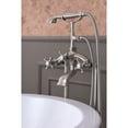 thumbnail image 5 of Anzzi Fs-Az0052 Tugela 1.8 GPM Floor Mounted Single Hole Tub Filler Trim - Nickel, 5 of 5