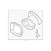 Genuine OE Acura Mirror Housing - 76255-TL0-E21ZQ