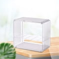 thumbnail image 4 of Vitrina de acción Sunnimix Doble capa Plástico ABS Organizador Colecciones Caja de presentación Blanco, 4 of 7