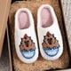 thumbnail image 3 of Pantuflas de felpa de capibara, pantuflas peludas suaves, cómodas, lindas, antideslizantes para el invierno, 3 of 9