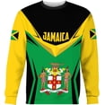 thumbnail image 3 of Personalized Jamaica Hoodie - Men & Women Jamaican Pride Shirt Gifts (ZipHoodie, XL), 3 of 7