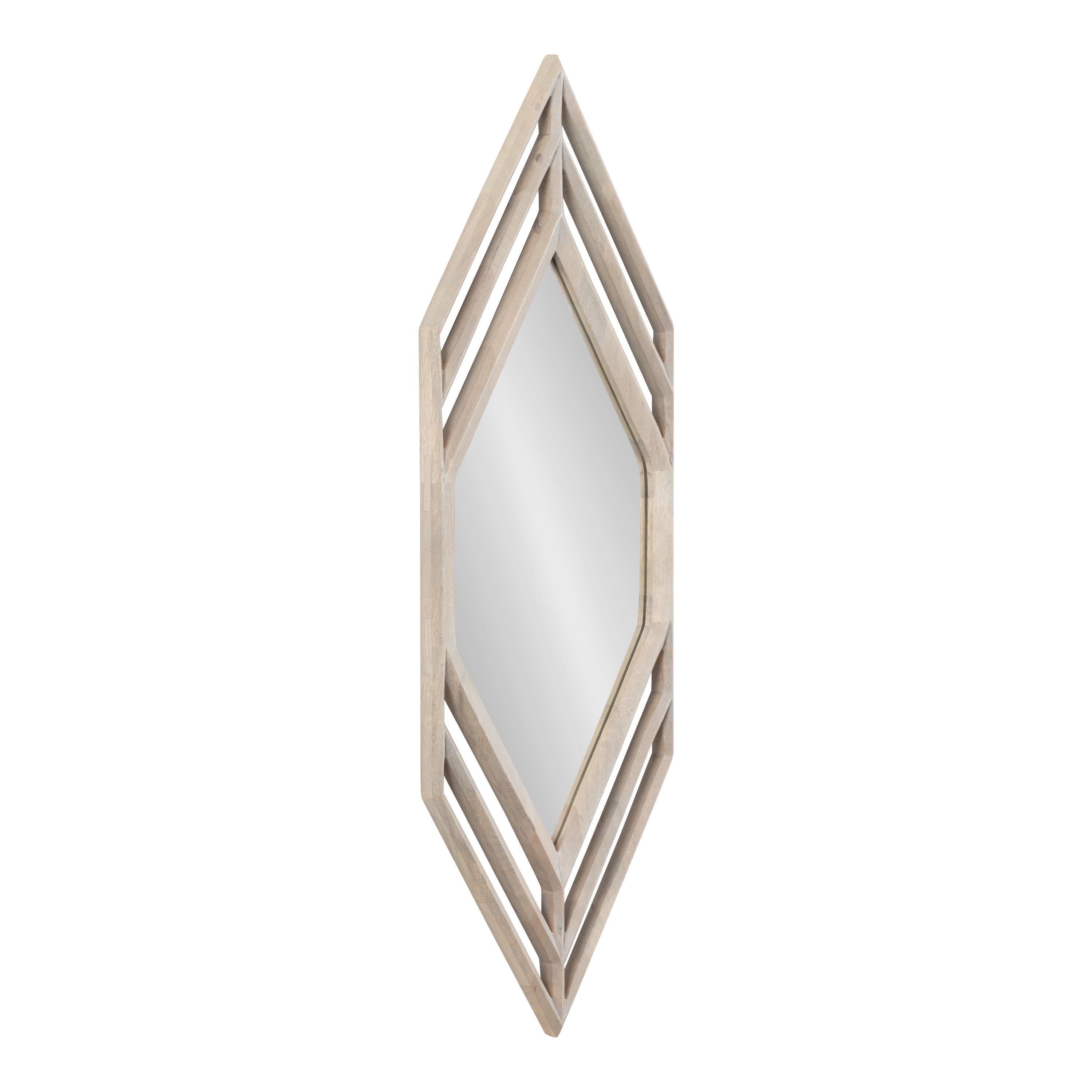 Kate and Laurel Vayga Bohemian Geometric Decorative Wall Mirror, 14 x