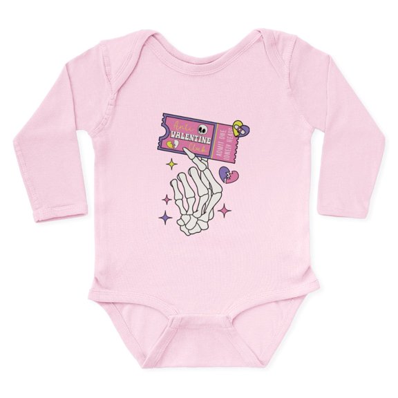 CafePress - Anti Valentine Club Coupon Body Suit - Long Sleeve Cotton Baby Bodysuit