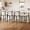 4pcs Beige Seat+ Black Metal Leg, variant on Mid Century Modern Bar Stools Set of 2, Beige Linen Upholstered Counter Height Bar Chairs, Ergonomic Curved Seat with Walnut-Grain Metal Legs, 300LBS Weight Capacity for Kitchen Island Bar