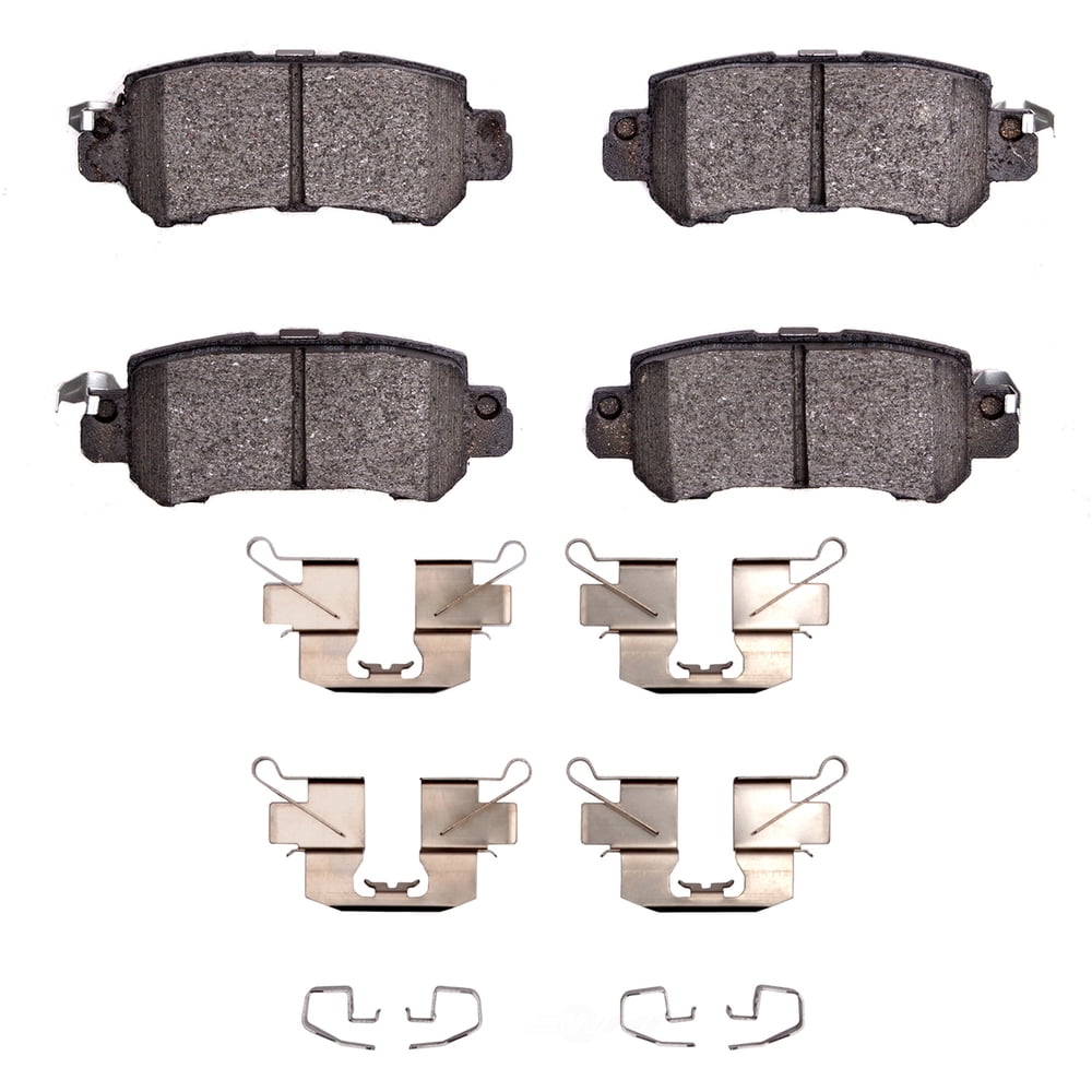 Dynamic Friction Company 1551-1624-01 DFC 5000 Advanced Brake Pads - Ceramic and Hardware Kit - OE