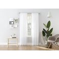 thumbnail image 3 of No. 918 Cory Open Weave Cotton Sheer Curtain Panel, 50" x 95", White, 3 of 5
