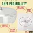 thumbnail image 4 of Chef PRO Commercial Grade Aluminum Caldero Stock Pot, 13.3 Quarts, 4 of 7