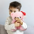 thumbnail image 4 of Christmas Gift Teddy Bear, Christmas Plush toy, Cute Bear Doll with Santa Hat and Scarf, Soft and Cuddly Holiday Decoration, 20cm Size, Lightweight and High Elastic Filling, Perfect Festive Gift, 4 of 7