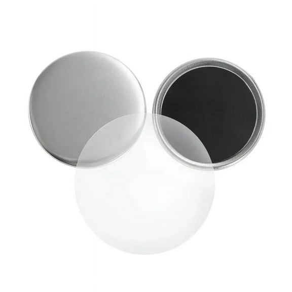 100Set DIY Making Magnet Refrigerator Badge Button Parts for Button Maker Blank Pin Button ,Beginner-Friendly