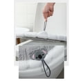 thumbnail image 4 of 2Pcs Soft Fabric Home Toilet Seat Cover Pads Cushion Warmer Cover Mat Washable, 4 of 10