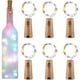 thumbnail image 1 of Cadena de luces LED para botellas, 2 m, 20 LED, luz para botellas, BR-Life, luz LED para tapas de botellas, impermeable, flexible, alambre de plata, decoración para fiestas, bodas (6 piezas, coloridas esquí esquí Gafas de esquí, 1 of 5
