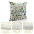 thumbnail image 4 of PHYHOO Plant Pillow Covers Spring Floral Linen Polyester Decorative Throw Pillow Case Cushion Cover for Bedroom Sofa Living Room Couch Chair Office, 4 of 5