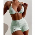 thumbnail image 4 of Top-kevin String Halter Triangle Bikini Tops for Women Sexy Bathing Suit Swim Bikinis Set, 4 of 10