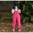 thumbnail image 4 of Unisex Children's Rain Dungarees, Windproof and Waterproof Rain Dungarees Mud One-Piece Jumpsuit Clothing Mud Pants, 4 of 6