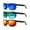 (3 Pack) Dark Blue/Green/Orange, variant on KALIYADI Polarized Sunglasses for Men and Women Vintage Style Sun Glasses for Fishing Running Driving with UV Protection