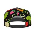 thumbnail image 4 of Balery Baseball Cap Flat Bill Hats for Men Adjustable Size for Running Workouts and Outdoor Activities All Seasons Dad Hat(Cartoon Vegetables ), 4 of 9