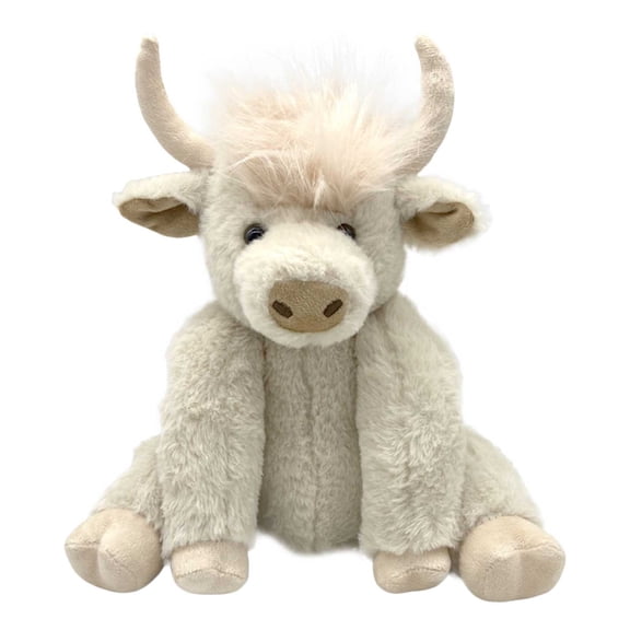 Decorative Highland Cow Plush: An Adorable, Soft Stuffed Animal for Cuddling or Display, a Delightful Gift for Kids, Adults, and Home Decor. （General）