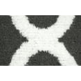 thumbnail image 5 of Mainstays Quatrefoil Cinder/White Indoor Area Rug, 5' x 7', 5 of 5